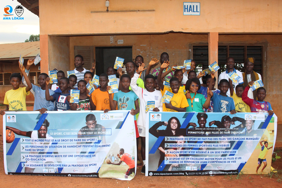 Campagne Alley-Oop Africa au Bénin : Le Projet « AWA LÔKAN » entre dans sa phase opérationnelle pour promouvoir l’égalité du genre et l’inclusion dans et par le sport