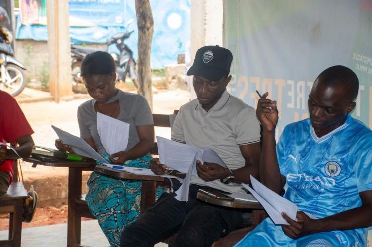 12 auteur.e.s du Bénin dont Judicaël CAKPO renforcent leurs capacités&nbsp;artistiques